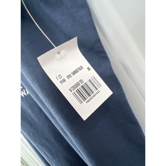 Life Is Good Gin-Gle All The Way Crusher Tee Size Medium Short Sleeve Blue NEW - Picture 5 of 6